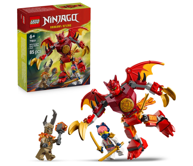 LEGO NINJAGO 71851 Smok-mech Kaia — zestaw bitewny - 1473535 - zdjęcie 2